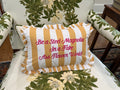 Be a Steel Magnolia in a Fake Ass Flower World Ruffled Pillow