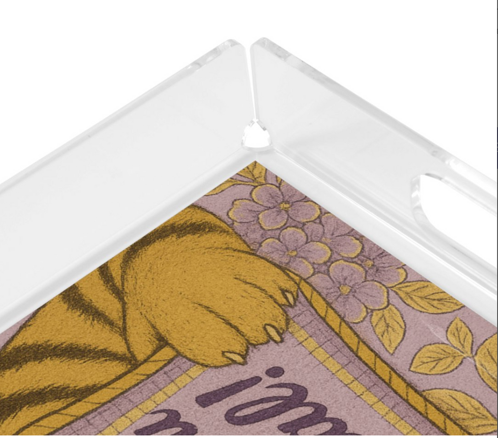 Geaux You Animal Acrylic Tray