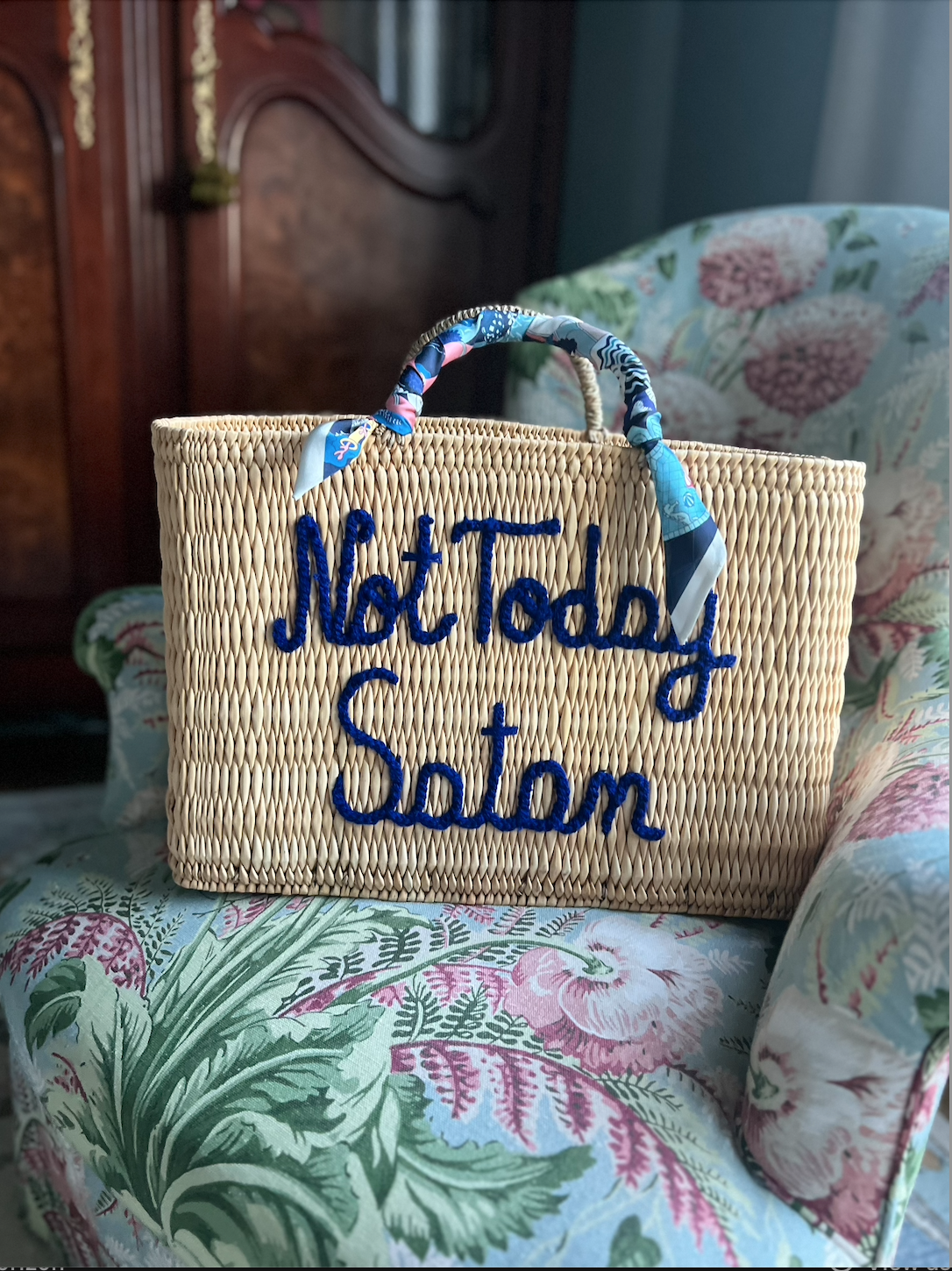 Not Today Satan Market Bag