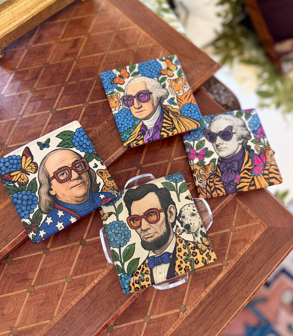 Fierce Founders: Acrylic Coaster Set