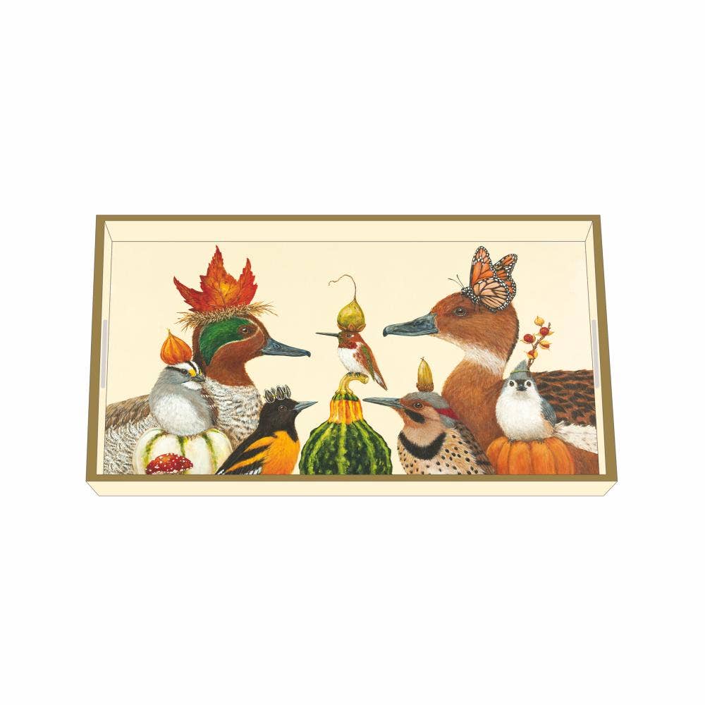 WOODEN VANITY TRAY- WE GATHER TOGETHER